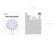 Picture of FOIL BALLOON CANDY LILAC 18 INCH